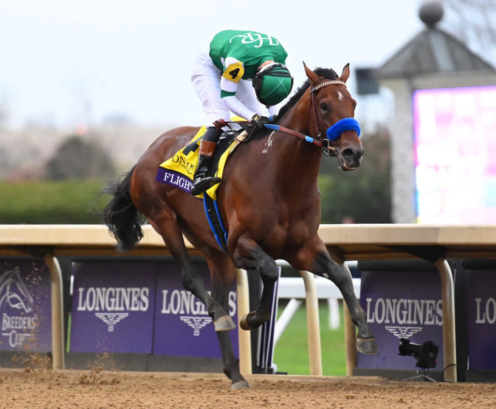 Breeders Cup hero Flightline retired to stud