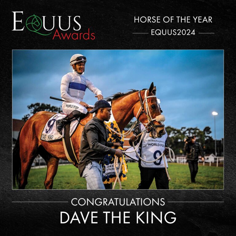 Dave is King at Equus Awards
