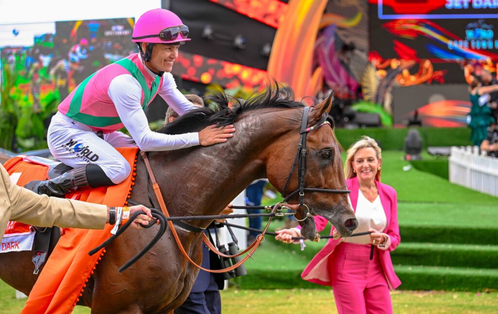 Jet Dark wins the Met and is off to stud