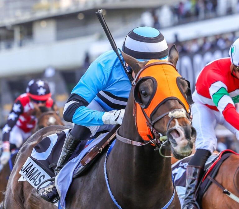 Lerena looks the Cats Pajamas at Greyville