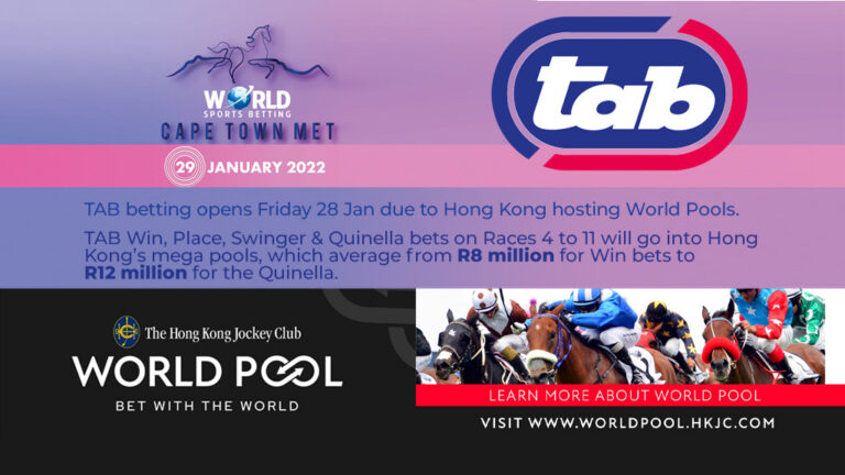 WSB Met Day is first HKJC World Pool event of the year