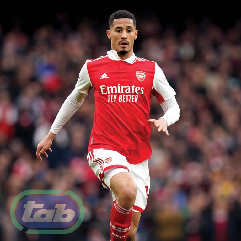 Saliba to miss Anfield clash